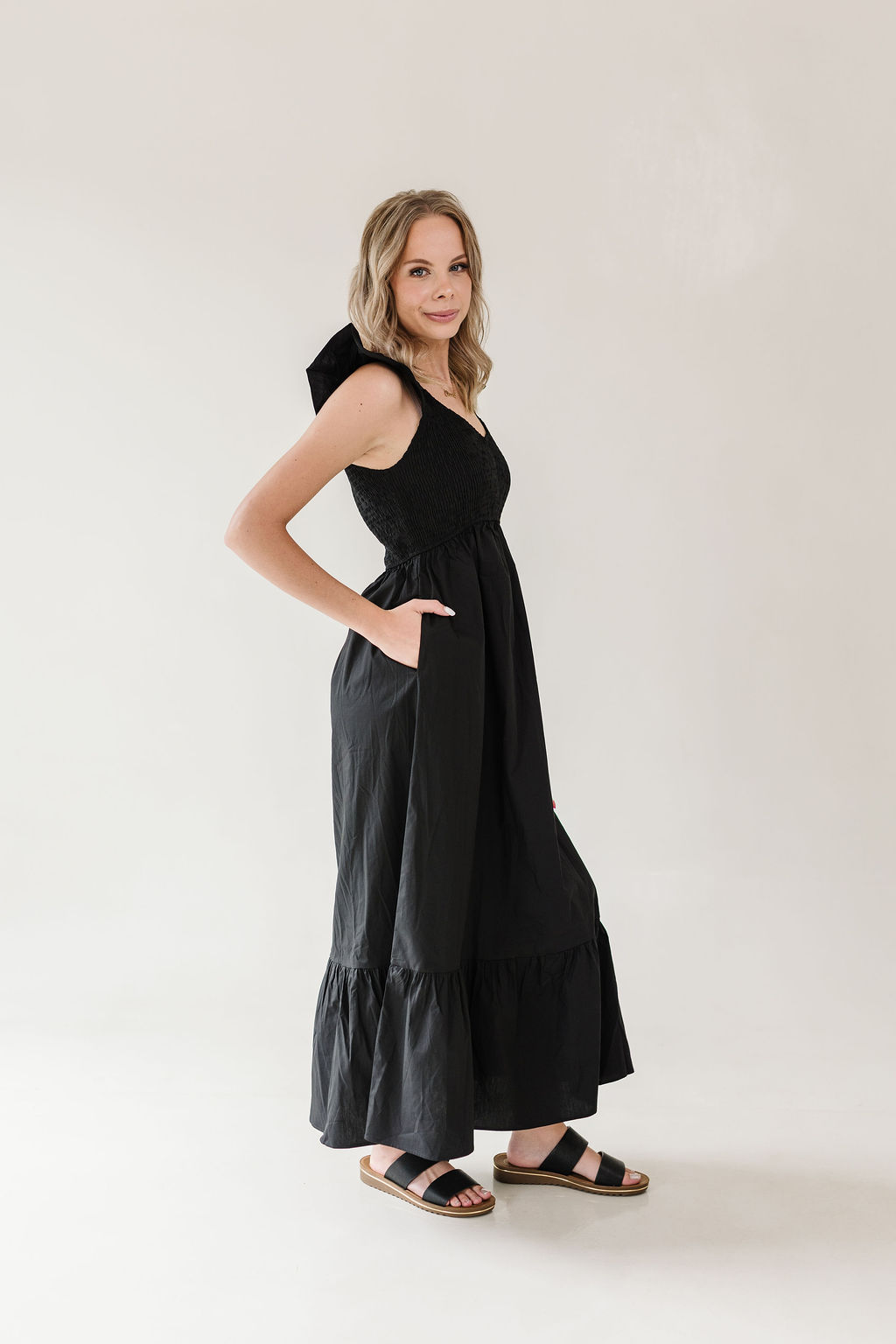 Isabella Maxi Dress — black