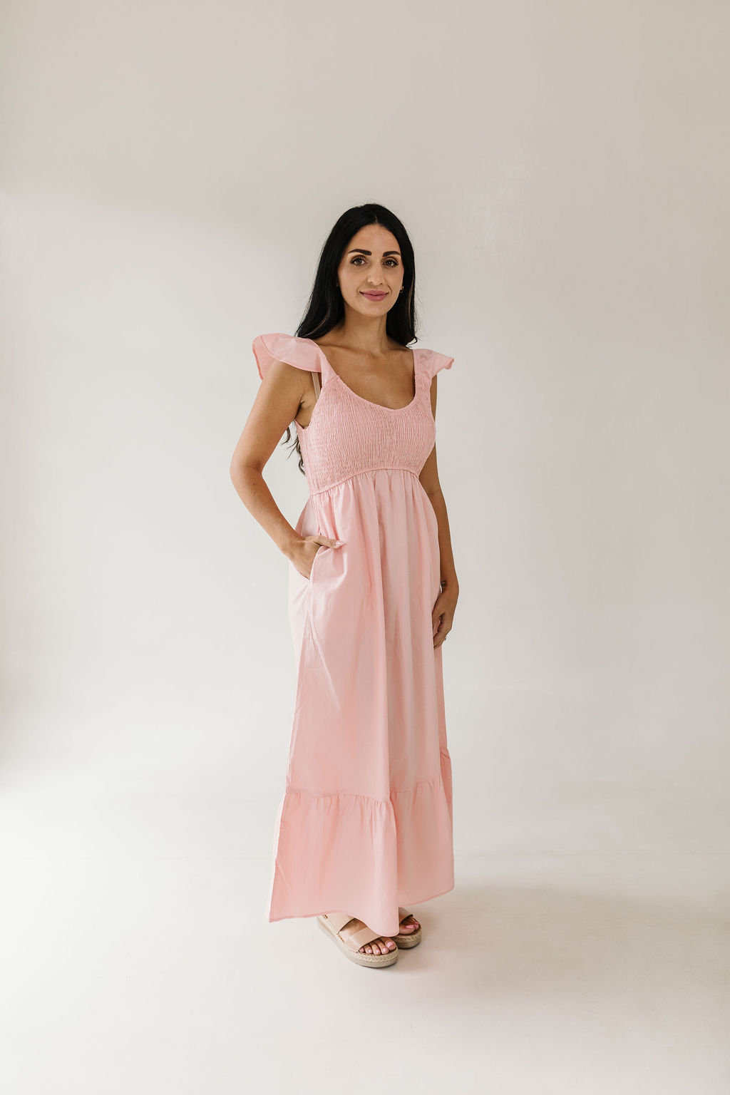 Isabella Maxi Dress — pink
